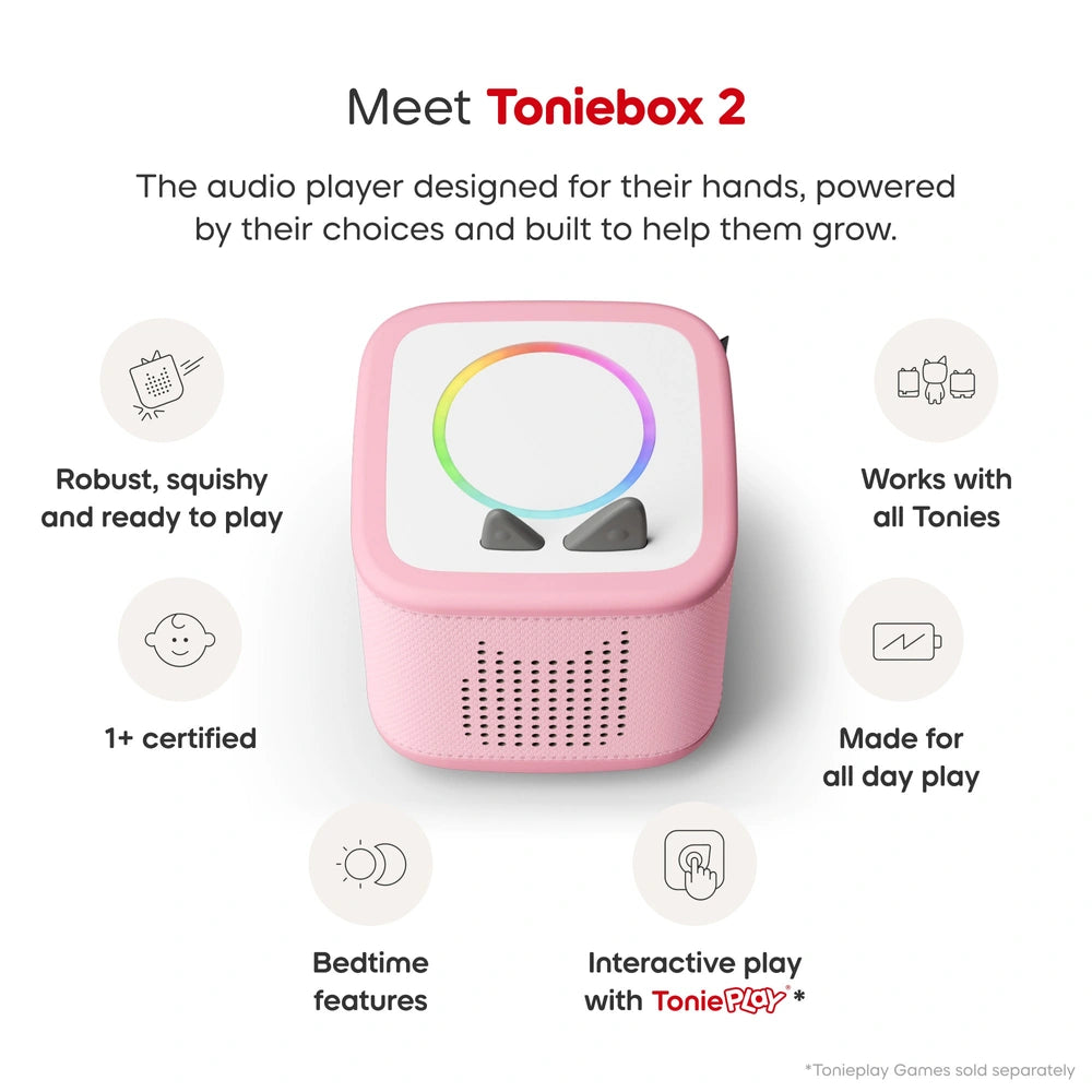 Toniebox 2 Starter Set - Cloud Pink – Industry & Co - Kids