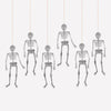 Hanging Decorations - Glitter Jointed Skeleton