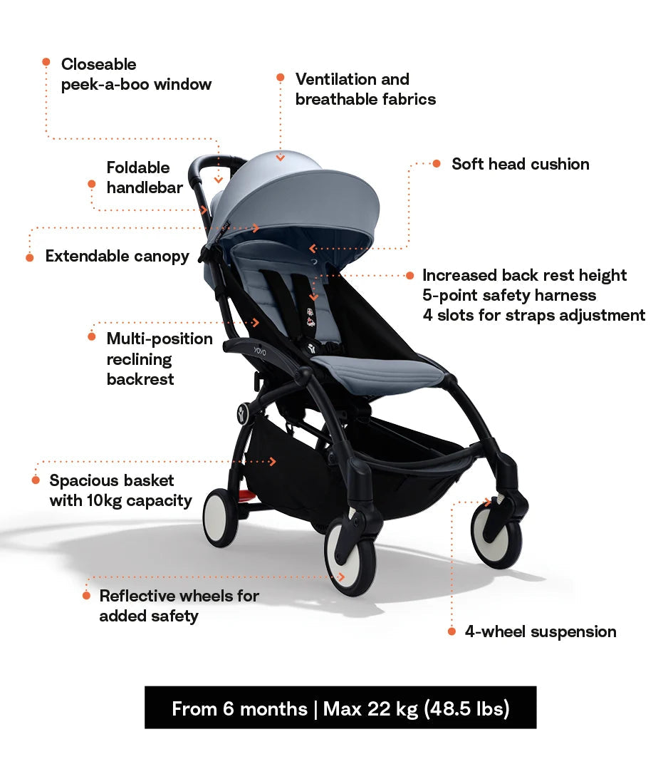 stokke stroller uk Stokke® YOYO³ Stroller From 6 Months - Aqua – Industry & Co